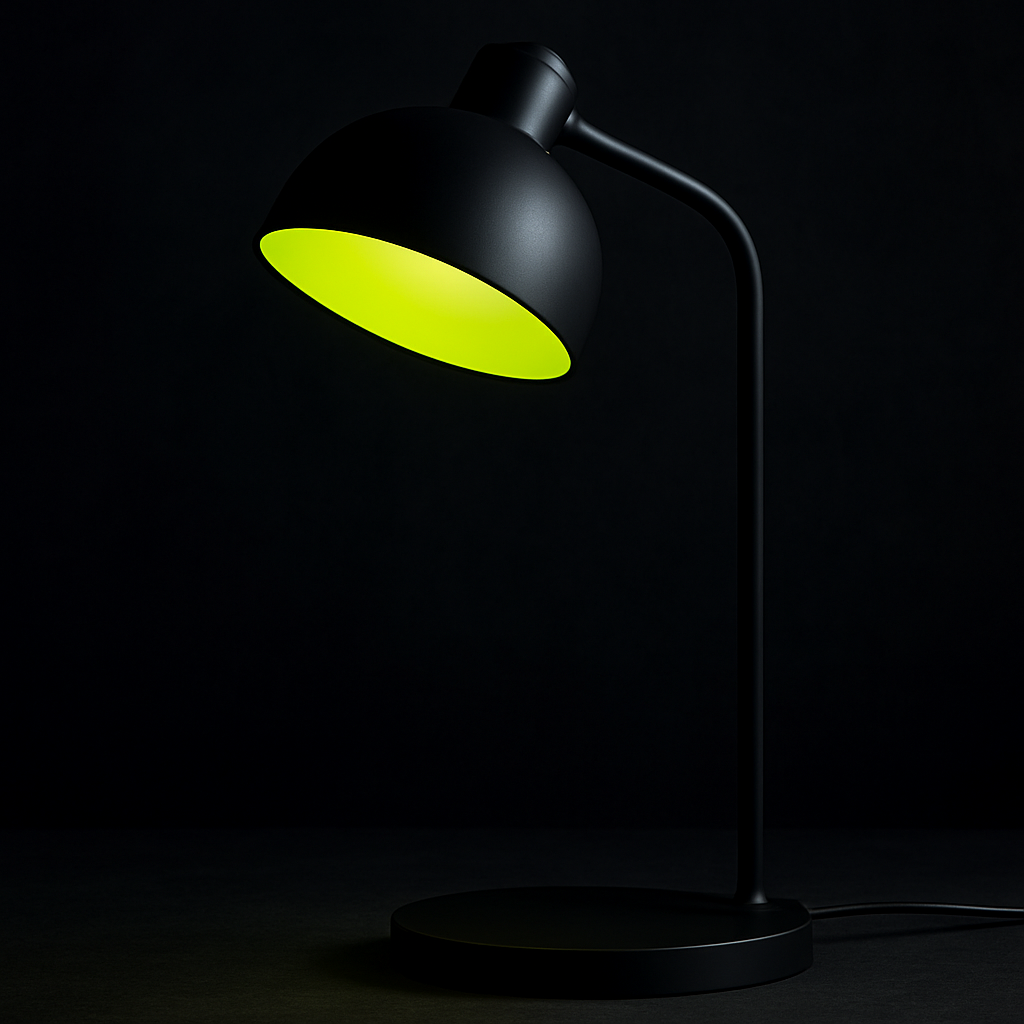 Lumen minimalist desk lamp concept